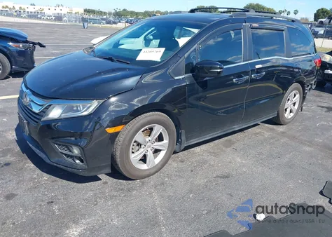 2019 Honda Odyssey Ex-L z USA, uszkodzony, nr VIN 5FNRL6H7XKB059760